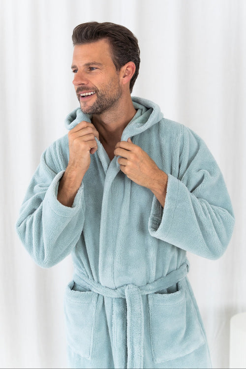 Teddy Badjas Met Kap - Sea Green