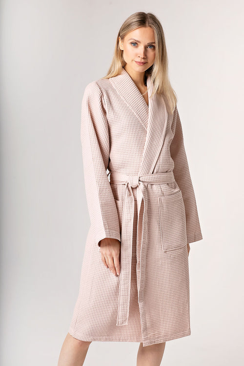 Kos Bathrobe in Gift Box Misty Pink