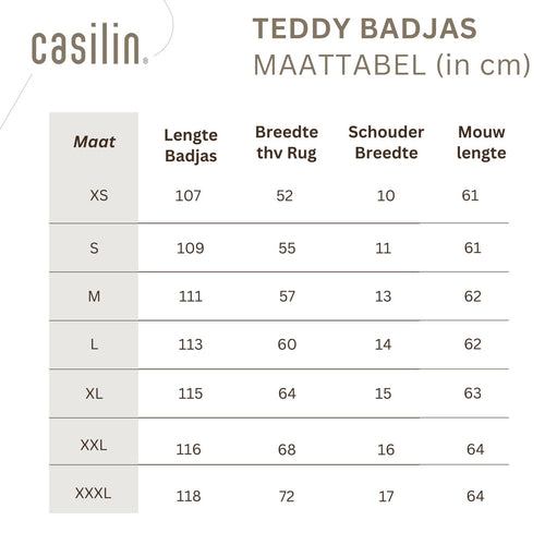 Teddy Duo Badjas Blauw